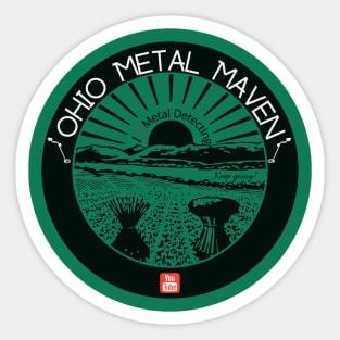 Ohio Metal Maven Logo Mono Sticker